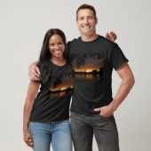 Schoonheid van de zonsondergang  t-shirt (Unisex)