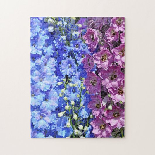 Schoonheid van Delphinium Legpuzzel (Verticaal)