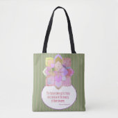 Schoonheid van droomcitaat tote bag (Voorkant)