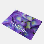 Schoonheid van een blauwe brandkranen deurmat (Schuin)