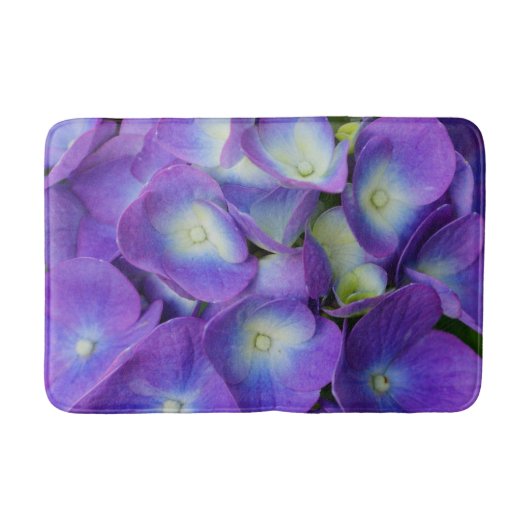 Schoonheid van een blauwe Hortensia Badmat (Voorkant)