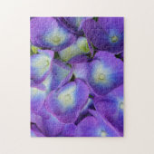 Schoonheid van een blauwe hydrangea legpuzzel (Verticaal)