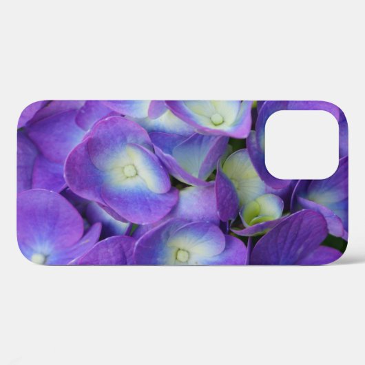 Schoonheid van een Blue Hydrangea iPhone Case (Achterkant (horizontaal))