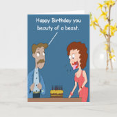 Schoonheid van een Kaart van de Verjaardag van het (Gele Bloem)