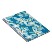 Schoonheid van een retro bloemenmotief in leuke de notitieboek (Rechterzijde)