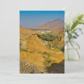 Schoonheid van een woestijnlandschap feestdagenkaart (Staand voorkant)