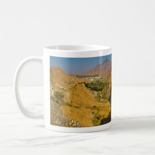 Schoonheid van een woestijnlandschap koffiemok (Links)