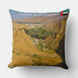 Schoonheid van een woestijnlandschap kussen