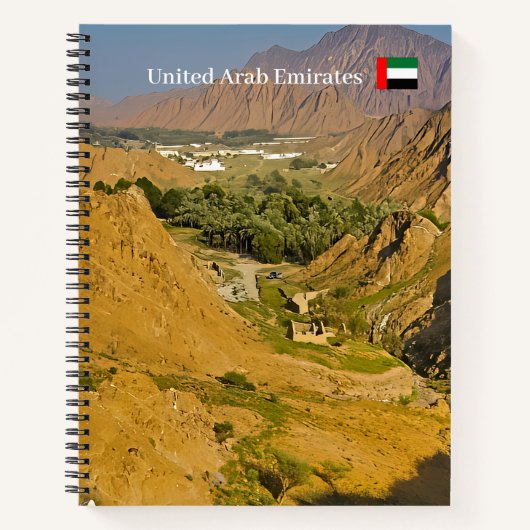 Schoonheid van een woestijnlandschap notitieboek (Voorkant)