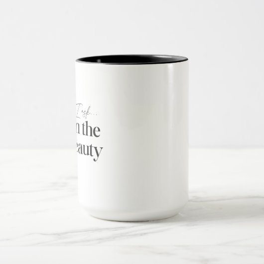 Schoonheid van God Coffee Cup Mok (Midden)