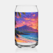 Schoonheid van Hawaï Blikvorm Glas (Voorkant)