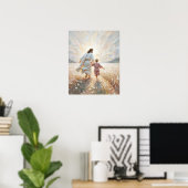 Schoonheid van het geloof, Christelijke wanddecora Poster (Thuiskantoor)