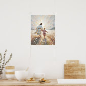 Schoonheid van het geloof, Christelijke wanddecora Poster (Keuken)