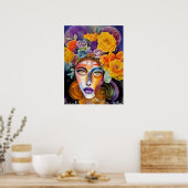 Schoonheid van het kubisme poster (Keuken)