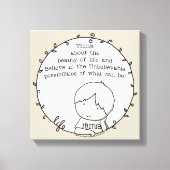 Schoonheid van het leven canvas afdruk (Voorkant)