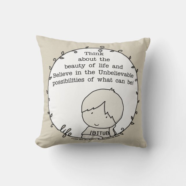 Schoonheid van het leven kussen (Voorkant)