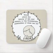 Schoonheid van het leven muismat (Met muis)