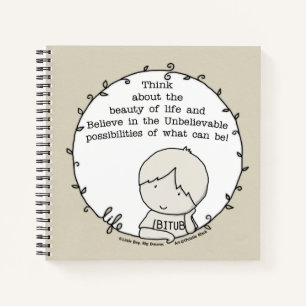 Schoonheid van het leven notitieboek