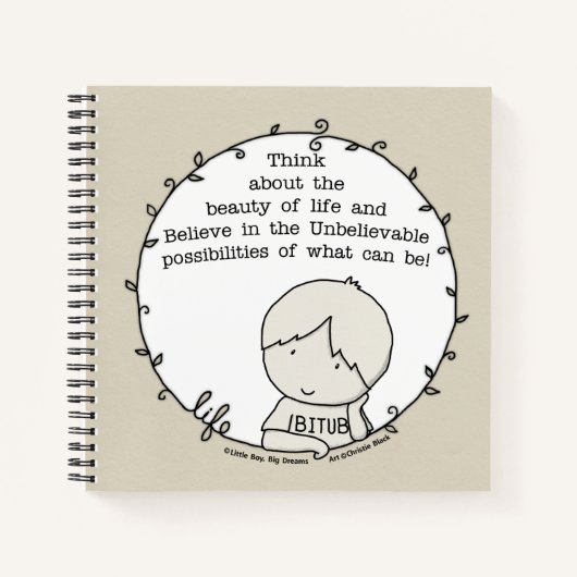 Schoonheid van het leven notitieboek (Voorkant)