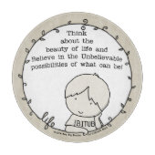 Schoonheid van het leven snijplank (Voorkant)