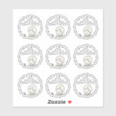 Schoonheid van het leven sticker (Vel)