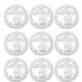 Schoonheid van het leven sticker (Voorkant)