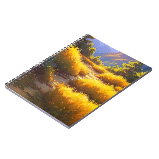 Schoonheid van het pad op de Gele Grasheuvel Notitieboek (Linkerzijde)