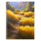 Schoonheid van het pad op de Gele Grasheuvel Notitieboek (Voorkant)