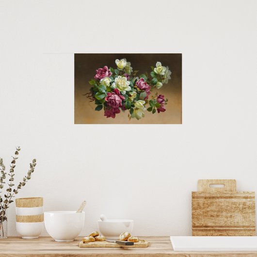 Schoonheid van het Poster van Rozen (Keuken)