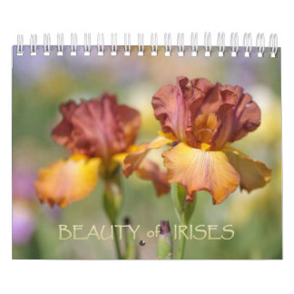 Schoonheid van Irises Kalender