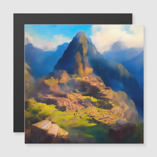 Schoonheid van Machu Picchu, Peru (Voorkant / Achterkant)