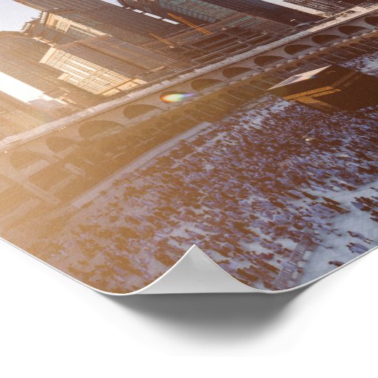 schoonheid van Mekka in de zon Poster (Hoek)