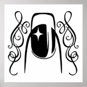 Schoonheid van Nail Design Poster (Voorkant)