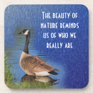 Schoonheid van Natuur Inspirerend Drankjes Onderzetter