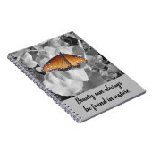 Schoonheid van Natuur Monarch Butterfly Foto Inspi Notitieboek (Rechterzijde)