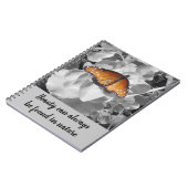 Schoonheid van Natuur Monarch Butterfly Foto Inspi Notitieboek (Linkerzijde)