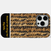 Schoonheid van patterned snakeskin Case-Mate iPhone case (Achterkant (horizontaal))
