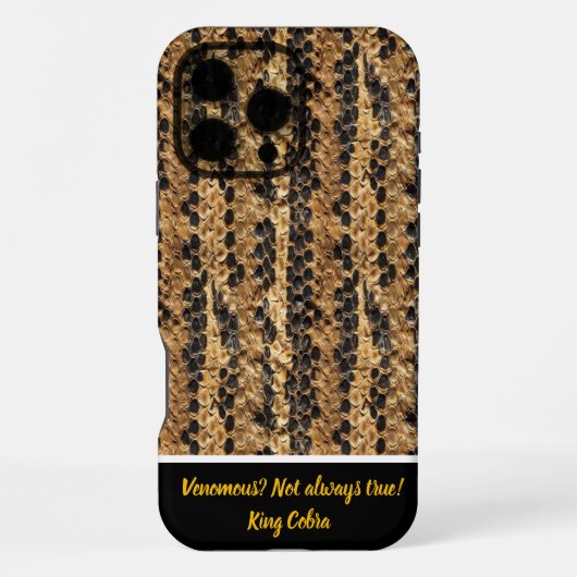 Schoonheid van patterned snakeskin iPhone hoesje (Achterkant)