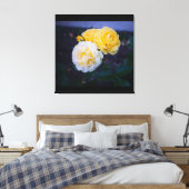 Schoonheid van Rozen Canvas Afdruk (Insitu (Slaapkamer))