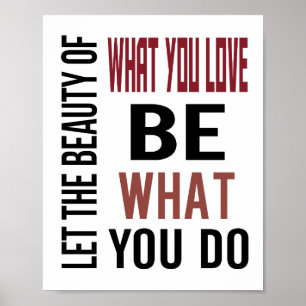 Schoonheid van  (standaard fotolijst formaat) poster