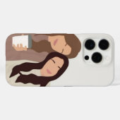 Schoonheid van vrouwen op telefoonhoes Case-Mate iPhone case (Achterkant (horizontaal))