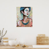 Schoonheid van wanhoop poster (Keuken)