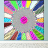 Schoonheid van wiskunde canvas afdruk (Insitu (Houten vloer))