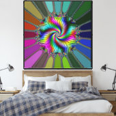 Schoonheid van wiskunde canvas afdruk (Insitu (Slaapkamer))