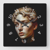 Schoonheid Vierkante Klok (Voorkant)