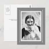  schoonheid - Vlieg - in zwart-wit Briefkaart (Voorkant / Achterkant)