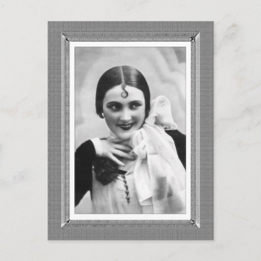  schoonheid - Vlieg - in zwart-wit Briefkaart (Voorkant)