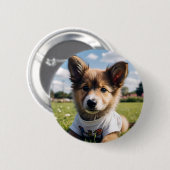 Schoonheid vol ronde button 5,7 cm (Voorkant /achterkant)