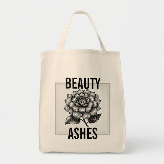 Schoonheid voor Ashes Botanische Canvas tas (Voorkant)