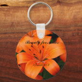 Schoonheid voor Ashes Sleutelhanger (Voorkant)